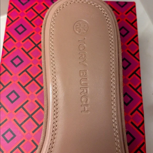 Tory Burch Eleanor Crystal slide blush color size 8 - Picture 5 of 9